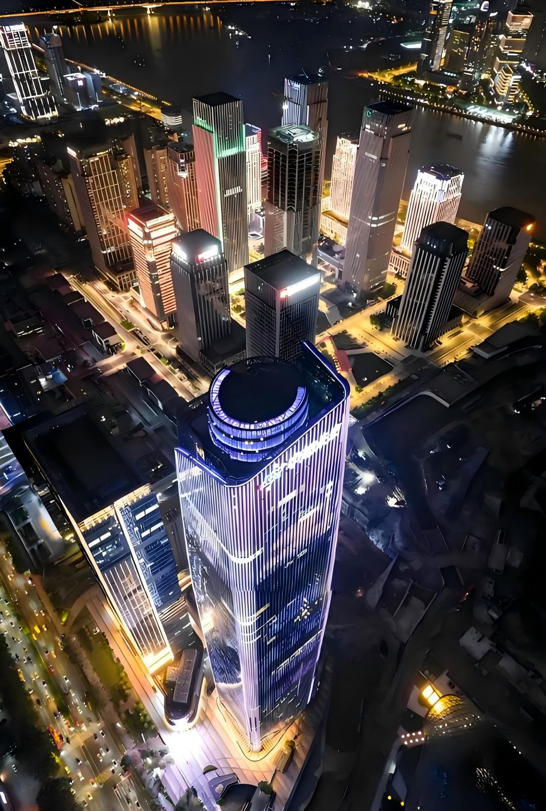 广州国际金融城夜景